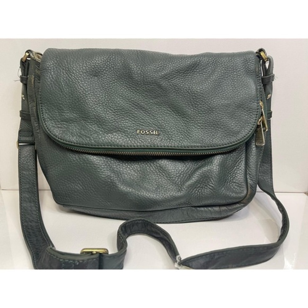 Fossil Bag Green Crossbody-‎ Zip